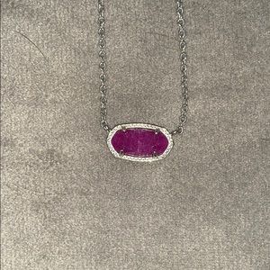 Purple Kendra Scott Necklace